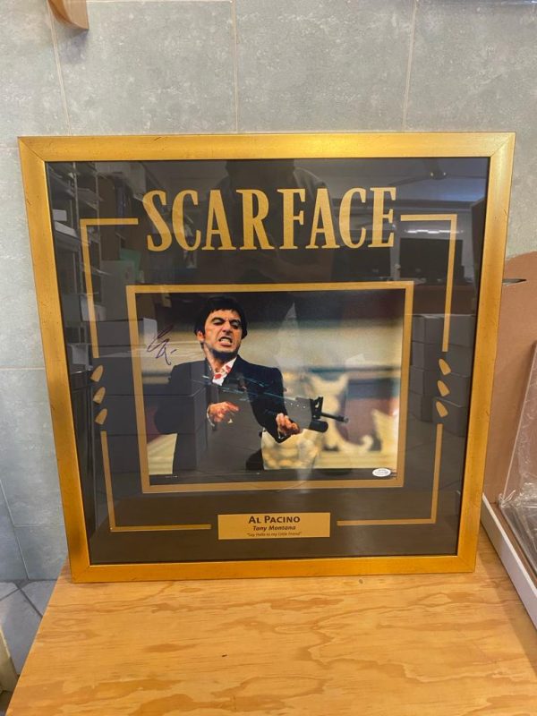 Ilustración Scarface firmada Al Pacino